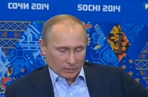 Вопрос волонтеров Олимпиады в Сочи о гомосексуализме смутил Путина