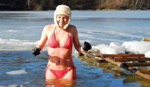 Зимнее плавание на реке Обь: главы Федераций аквайс-спорта сделали тридцати ...