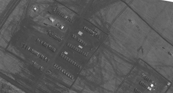 Обнародованы фото российских войск на украинской границе, сделанные со спутника