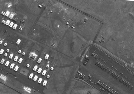 Обнародованы фото российских войск на украинской границе, сделанные со спутника