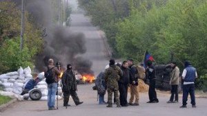 Жители Славянска в тотальной блокации