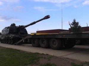 Новости Славянска: подбита САУ 2С9 «Нона», захваченная ополченцами ДНР