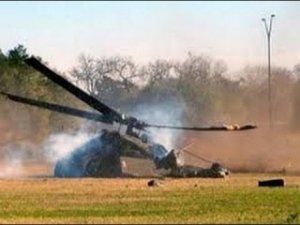В интернет выложили видео, как падал подбитый вертолет украинских ВВС
