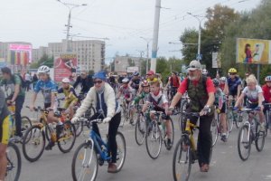 Как проходил велопробег за единство Украины в Сумах