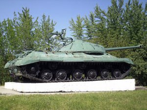 Константиновка теперь под защитой танка ИС-3