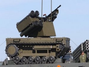 Российские боевые роботы на учениях в Прибалтике