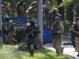 Ополчение Донбасса разбили Нацгвардию на блокпосту в Славянске - видео