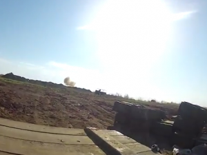 Видео обстрела украинских военных у границы с РФ