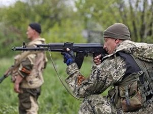 Луганск в блокаде, идет бой