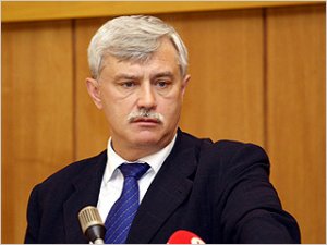 Работа Полтавченко была одобрена депутатами Петербурга