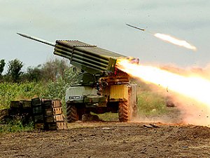 В Донецке снова слышны залпы артиллерии