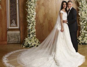 Обнародованы фото со свадьбы Джорджа Клуни и Амаль Аламуддин