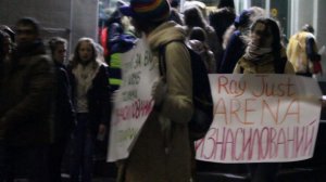 ФОТО: Рядом с МАДИ и клубом Ray Just Arena протестовали против групповых изнасилований