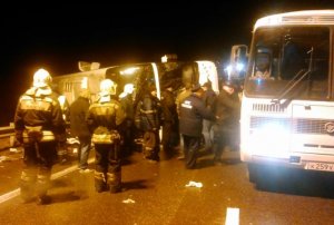 Под Тулой перевернулся автобус «Москва-Ереван»: погибли 7 человек, 35 - в больнице