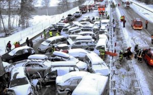 70 машин столкнулись в ДТП в Словении