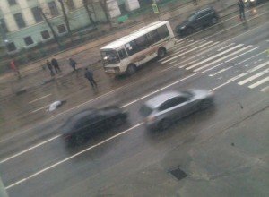 В Воронеже водитель ПАЗа насмерть сбил пшехода на переходе