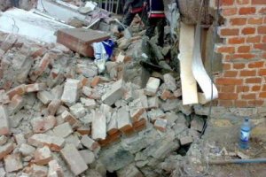 В центре Ростова-на-Дону рухнула стена жилого дома