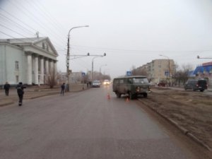 В Астрахани на переходе «УАЗ» сбил пешехода