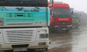Почти 200 украинских фур заблокированы в России
