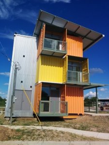 В Техаса создали комфортный дом из контейнеров