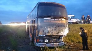 В столкновении автобусы, фуры и легковушки в Тульской области погибли пять человек