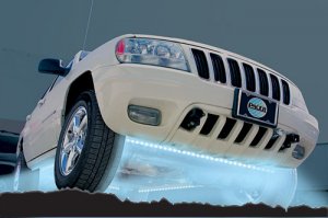 Светодиодные ленты все чаще используют для тюнинга автомобиля