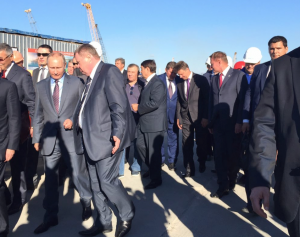 Путин дал оценку темпам строительства Керченского моста