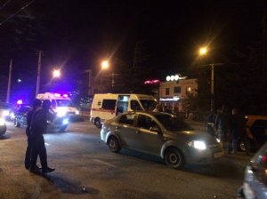 Авария в Симферополе: полицейскую машину протаранил ВАЗ, есть пострадавшие