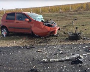 ДТП под Севастополем: Hyundai разбит всмятку, водитель в больнице