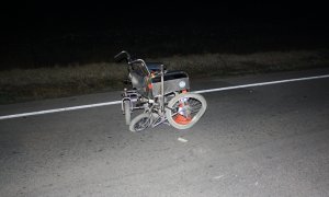 В Симферополе КамАЗ сбил мужчину на инвалидной коляске