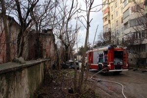 В Симферополе четверо людей были спасены на пожаре