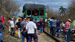 На Кубе произошла крупная железнодорожная катастрофа с жертвами