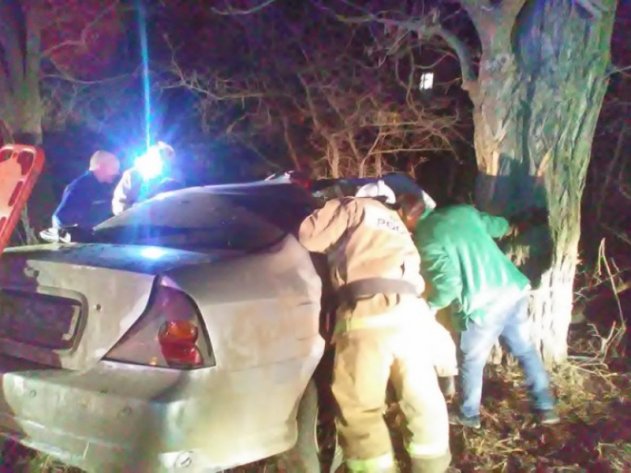В кювет и в дерево – водитель погиб в ДТП под Джанкоем, пассажира едва удалось спасти 