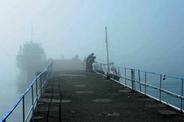 Плотный туман помешал работе Керченской переправы сегодня