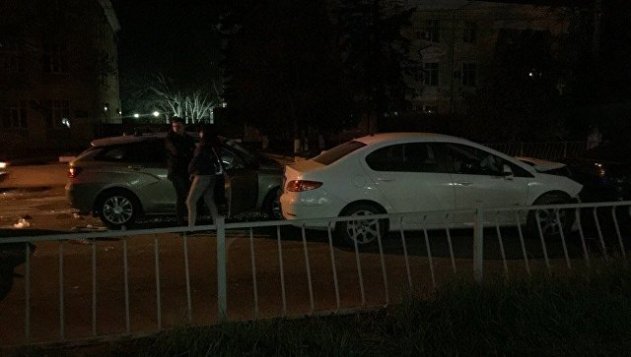 В ДТП в центре Симферополя разбились пять машин