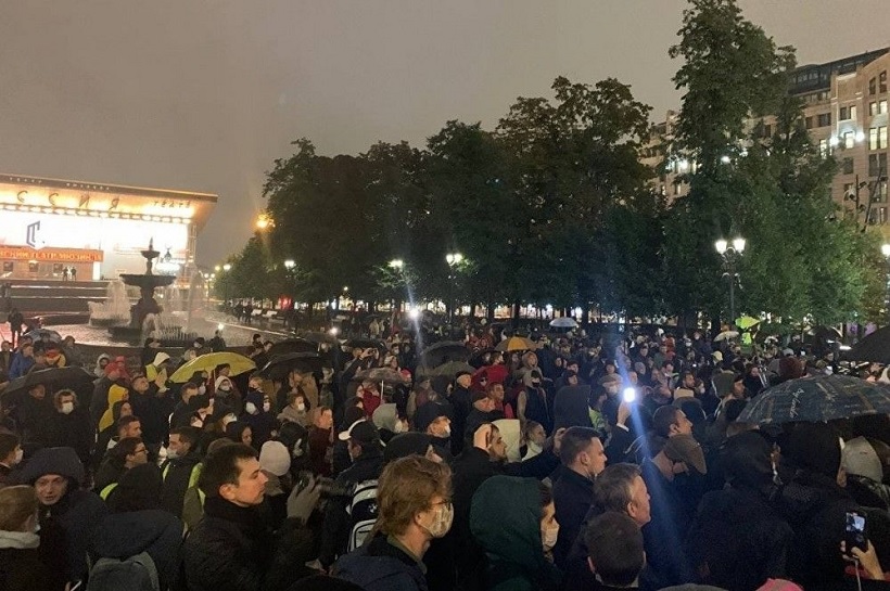 В Москве начата волна задержаний участников акции 20 сентября в поддержку КПРФ