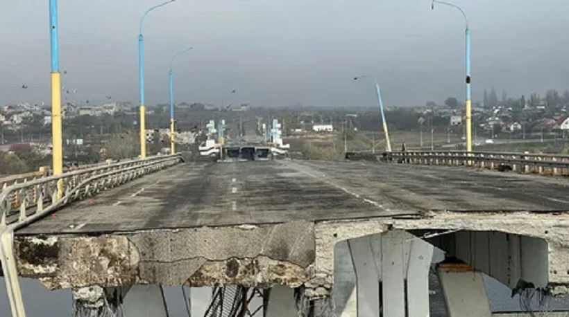 В Херсоне подтвердили тотальное разрушение Антоновского моста