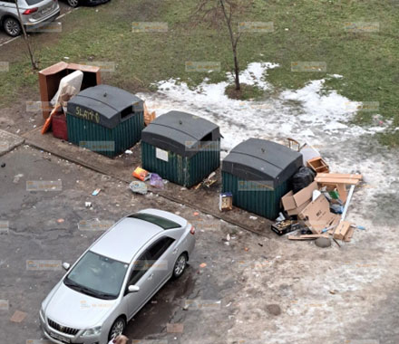 Петербуржцы встретили 2023 год с переполненными мусорными контейнерами