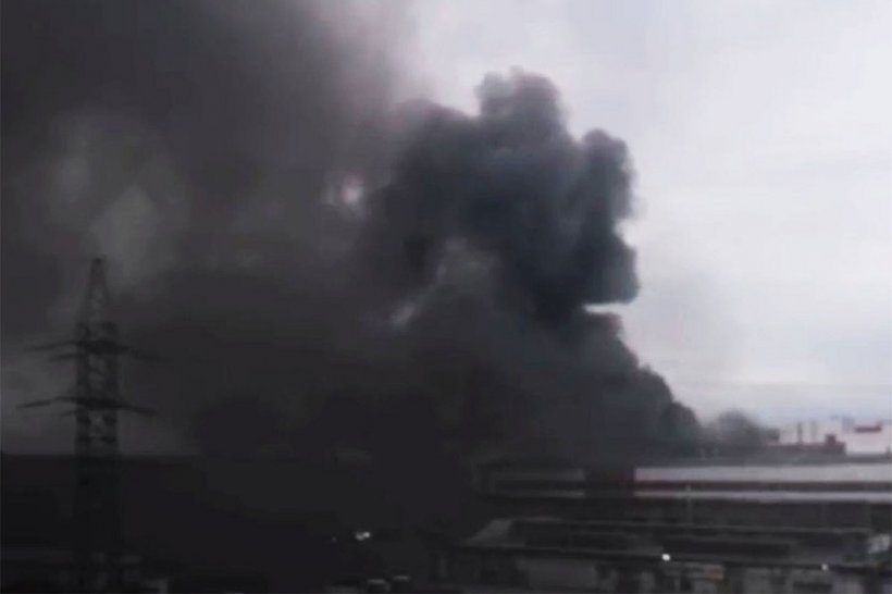 На заводе «Ростсельмаш» в Ростове-на-Дону началось возгорание