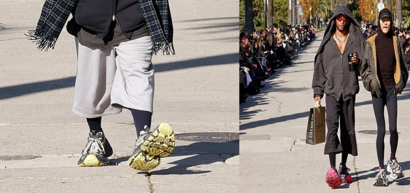 Чем так насмешили пользователей блогов огромные кроссовки от Balenciaga