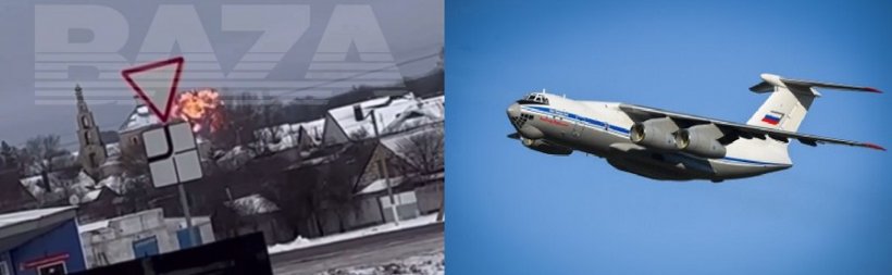 В Белгородской области потерпел крушение Ил-76 с военнопленными: 74 погибших