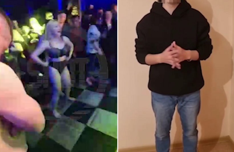 Белогорский клуб «Оазис» устроил голую вечеринку. Девушки показали грудь за коктейли, а парни – в чем мать родила. Ведущий позже извинился