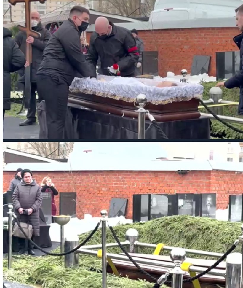 Похороны Алексея Навального в Москве прошли 1 марта на Борисовском кладбище под музыку из «Терминатор – 2» и песню Фрэнка Синатры «My Way»