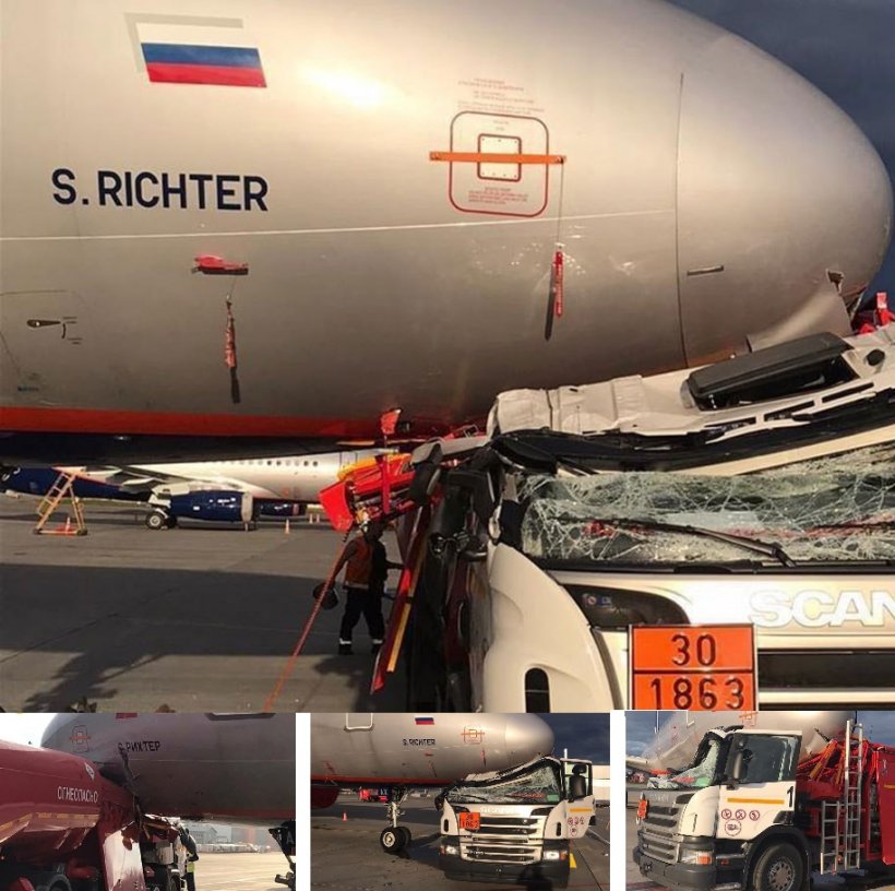 «Аэрофлот» намерен отсудить 250 миллионов у аэропорта Шереметьево из-за уснувшего за рулем сотрудника, протаранившего самолет