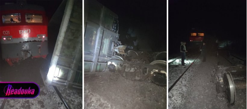 Пассажирский поезд врезался в сошедший с пути вагон грузового состава в Красноярском крае