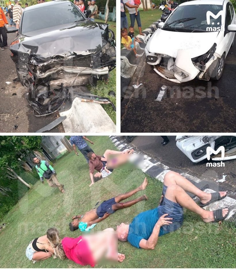 Пьяный российский турист протаранил авто с французами на Бали