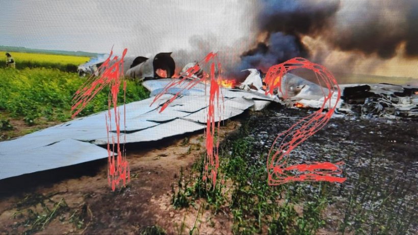 Крушение военного самолета Ту-22М3 в Ставропольском крае: погибли двое членов экипажа