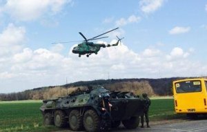 Славянск: обстрелян вертолет с медиками