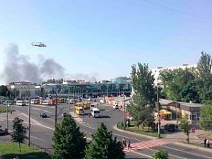 Донецк перекрыли с воздуха