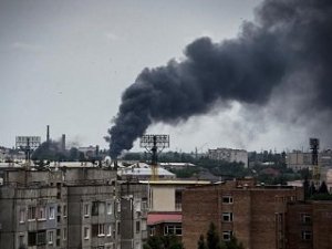 Прифронтовой Луганск сегодня. В городе объявлен траур